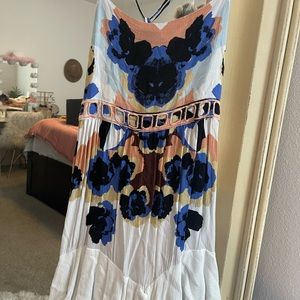 Free People, size Small, tie back tank dress